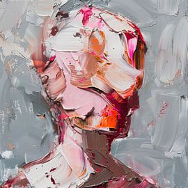 Abstracte portretstudie van Poster Art Shop