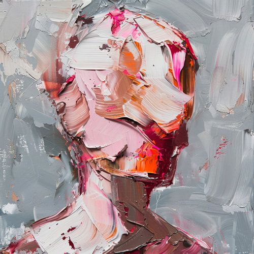 Abstracte portretstudie