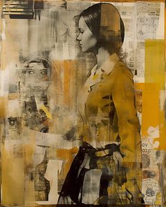 Moderne und Vintage-Collage
