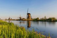 Les moulins de Kinderdijk lors d'une soirée ensoleillée sur Paul Weekers Fotografie Aperçu