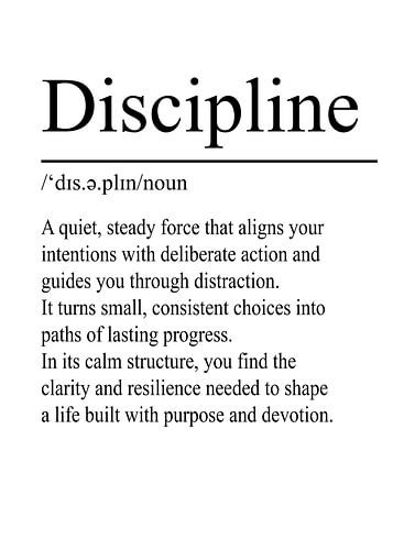 Discipline Definition – Weiß