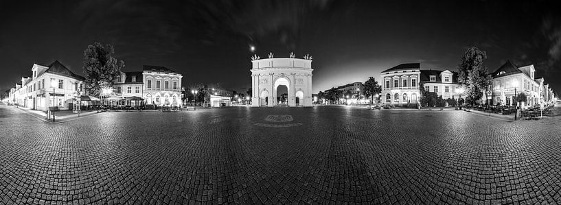 Potsdam Panorama Brandenburger Tor und Luisenplatz von Frank Herrmann