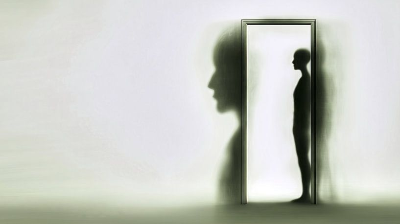 Schaduwen achterlaten - een symbool van hoop van Frank Heinz