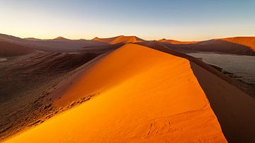 Zandduinen van Namibie van Peter Vruggink