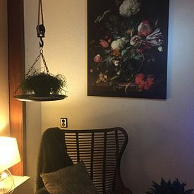 Customer photo: Jan Davidsz de Heem. Vase of Flower, on canvas