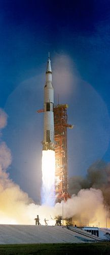 Lancering van een apollo raket