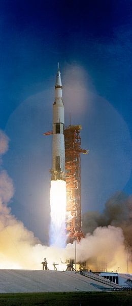 Launch of an apollo rocket by Brian Morgan