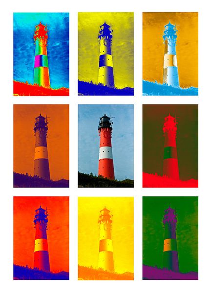 Sylt:  Hoernum Lighthouse by Norbert Sülzner