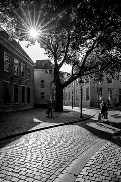 sur le dos d'un vélo à Breda sur Eugene Winthagen