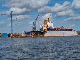 dry dock with ship by Atelier Liesjes