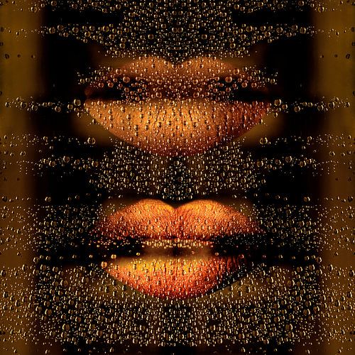 Lots of Champagne Kisses. Impressionisme. Druppels.