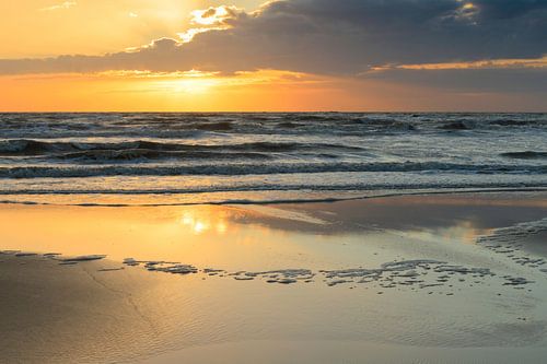 Zonsondergang Noordwijk aan Zee van Quirina Kamoen