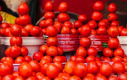 Opgestapelde tomaten