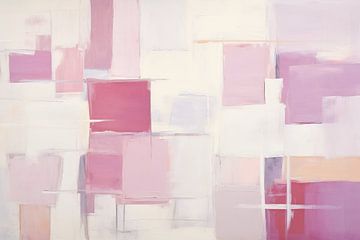 Abstract Roze van ARTEO Schilderijen