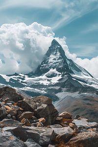 Sonnenkuss für den Alpengipfel