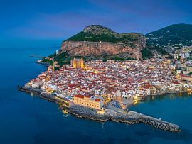 Aerial view of Cefalu, Sicily, Italy by Michael Abid