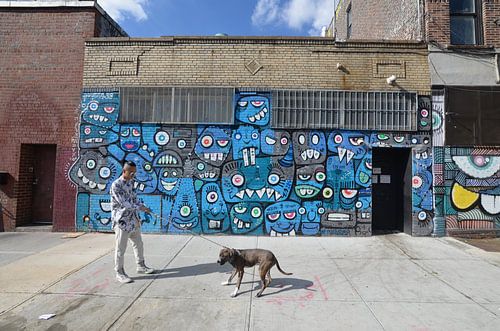 Chien à Bushwick