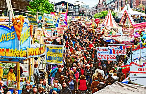 Fast-food on the harbour mile