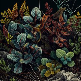 Botanic Noir von Vythryd Arts