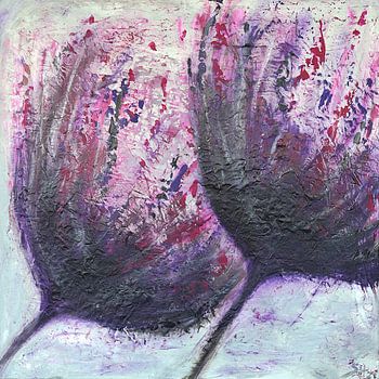 Distelblüten verweht