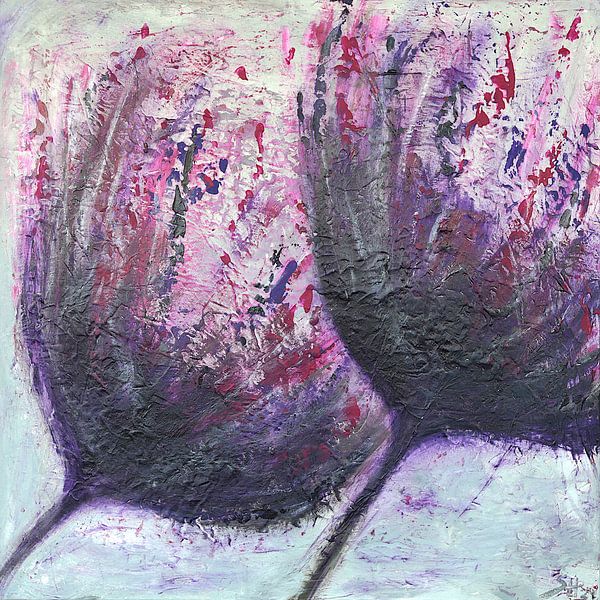 Weggewaaide distelbloesems van silke.art - Silke Hemelt -