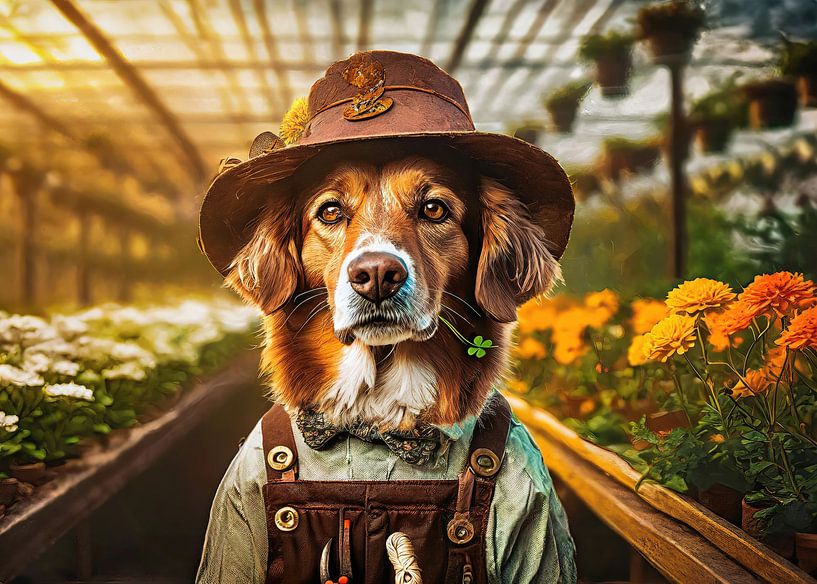 The gardener by Christiane Calmbacher