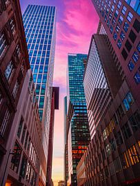 Zonsondergang in Frankfurt am Main