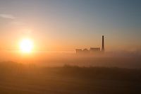 Stoomgemaal Arkemheen in de ochtend zon
