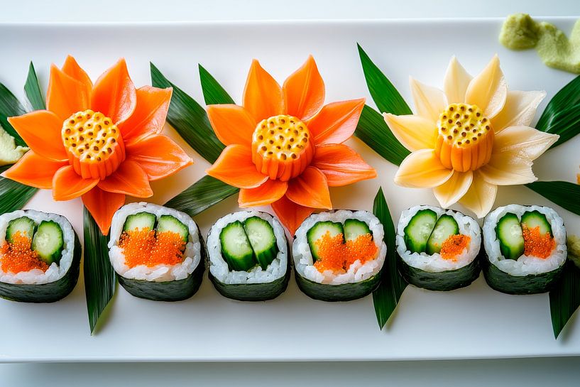 Sushi Kunst von Poster Art Shop