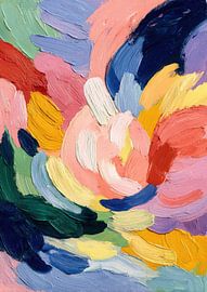 Sunset by the sea - Matisse style by Niklas Maximilian