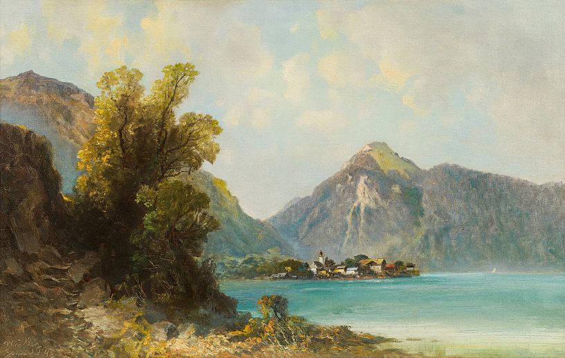 Walchensee bei Garmisch, Oskar Mulley, 1945 von Atelier Liesjes
