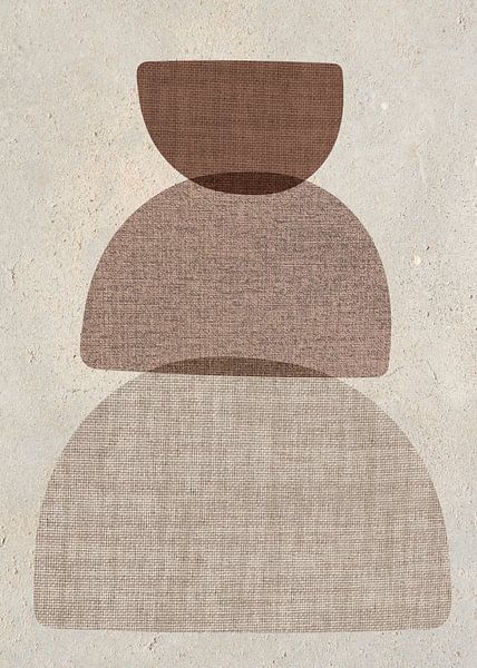 TW Living - Linen collection - Abstract LOCA stones von TW living