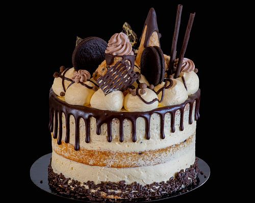 Hieperdepiep hoera een chocolade taart