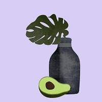 Bohemian Monstera in vaas