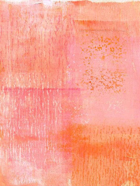 Surfaces 8 | Orange chaud &amp; ; Rose par Menega Sabidussi