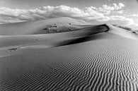 Onaangeroerde woestijn en het Landschap van Zandduinen bij Zonsopgang, Afrika van Tjeerd Kruse thumbnail