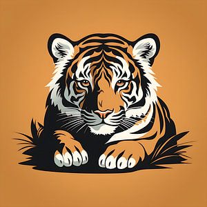 Vektorbild Tiger