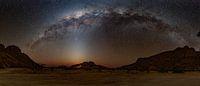 Panorama of Spitzkoppe with Milky Way in Namibia, Africa by Patrick Groß thumbnail