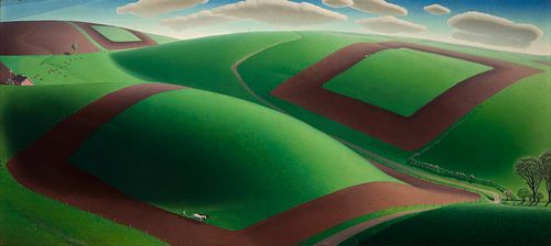 Grant Wood, Le début du printemps, 1936