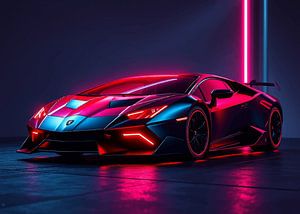 Lamborghini Sesto Elemento Neon 2