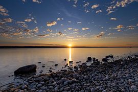 Beautiful sunset at Lake Ammersee