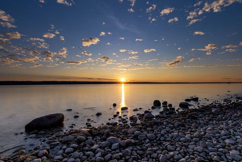 Beautiful sunset at Lake Ammersee
