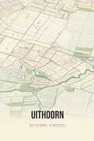 Vintage map of Uithoorn (North Holland)