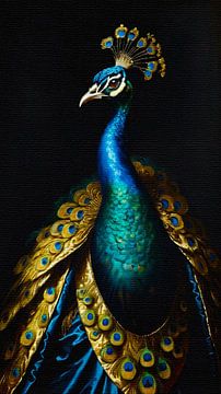 Pretty Peacock Part 1 van Maud De Vries