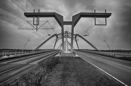 Brug in zwart/wit