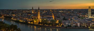 Verona - day transforms into night