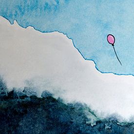 Go where the wind may take you | Watercolour by WatercolorWall