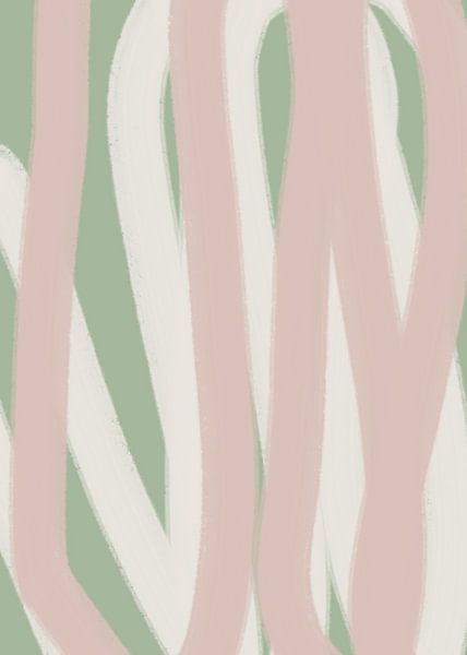 Lines in neutral pastel colors no. 4_1 by Dina Dankers