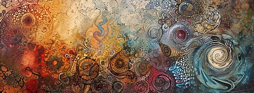 Abstrakte Erdtöne | Übergang