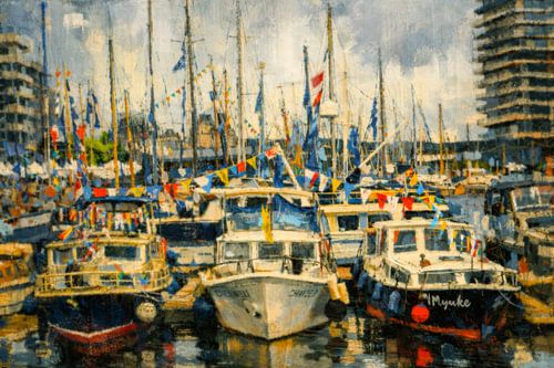 The port of Ostend by Geert Van Baelen